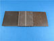 Mattonelle composite di plastica di legno spazzolate della piattaforma/pavimenti esteriore 140 * 25mm di Decking