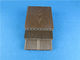 Mattonelle composite di plastica di legno spazzolate della piattaforma/pavimenti esteriore 140 * 25mm di Decking